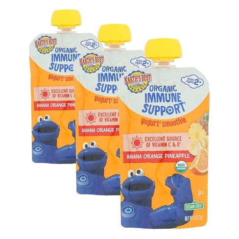 الأرض أفضل الأناناس العضوية البرتقالية العصير المناعي ، 4 أوقية (حزمة 3) in Kuwait