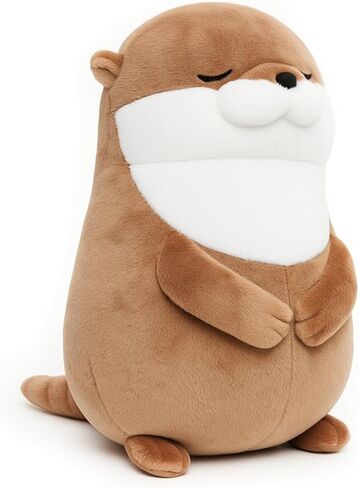 Otter Stuffed Animals Sleeping Plush Toys with Embroidered Eyes for Boy Girl Kids Birthday Christmas Bedtime Gifts, 12 inches in Kuwait