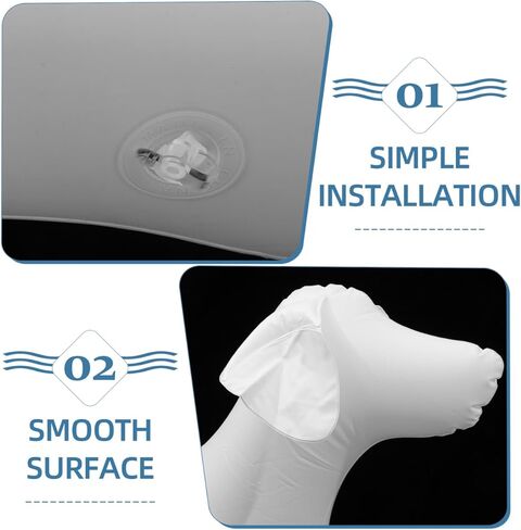 Mobestech Pet Clothing Model Dog Models Dog Mannequin Dog Clothes Display Stand Inflatable Dog Model Dog Clothing Rack Counter Display Stand for Dog Clothing Animal PVC Decorations White in Kuwait