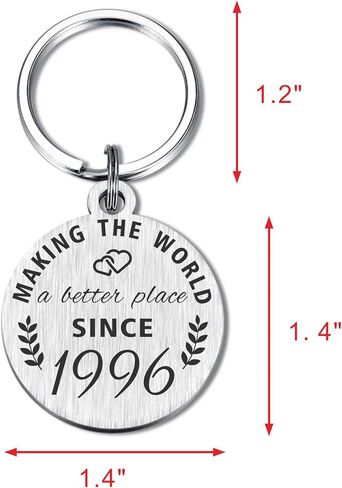 30th Birthday Gifts for Women Men, 30 Year Old Birthday Keychain, Born in 1993 Gifts, 1993 Birthday Decorations in Kuwait