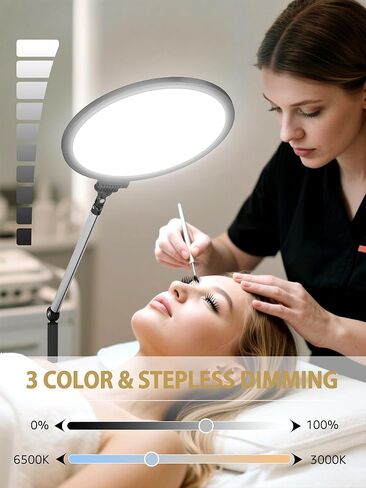 مجموعة إضاءة للتصوير الفوتوغرافي المحمولة ذات الحزمة ، ARSOER 8 "2800K-6500K أضواء استوديو قابلة للاستوديو مع ترايبود ، ضوء فيديو مدعوم من USB للتصوير الفوتوغرافي/تكبير/فيديو/بث مباشر/يوتيوب/تيكتوك/إنس. in Kuwait