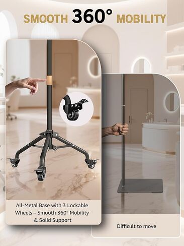 مجموعة إضاءة للتصوير الفوتوغرافي المحمولة ذات الحزمة ، ARSOER 8 "2800K-6500K أضواء استوديو قابلة للاستوديو مع ترايبود ، ضوء فيديو مدعوم من USB للتصوير الفوتوغرافي/تكبير/فيديو/بث مباشر/يوتيوب/تيكتوك/إنس. in Kuwait