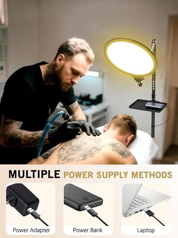مجموعة إضاءة للتصوير الفوتوغرافي المحمولة ذات الحزمة ، ARSOER 8 "2800K-6500K أضواء استوديو قابلة للاستوديو مع ترايبود ، ضوء فيديو مدعوم من USB للتصوير الفوتوغرافي/تكبير/فيديو/بث مباشر/يوتيوب/تيكتوك/إنس. in Kuwait