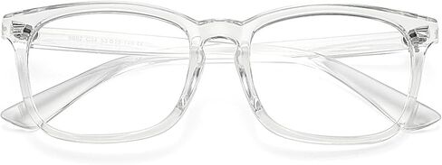 COASION Clear Glasses for Women Men Square Frame Fake Non-prescription Eyeglasses in Kuwait