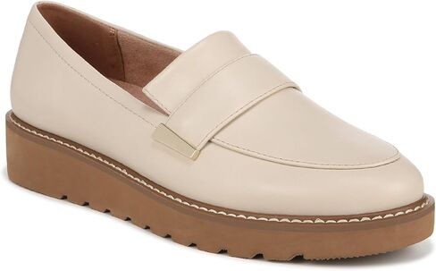 Naturalizer Womens Adiline Loafer Silver Metallic Leather 10.5 M in Kuwait