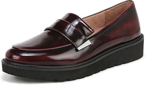 Naturalizer Womens Adiline Loafer Silver Metallic Leather 10.5 M in Saudi Arabia