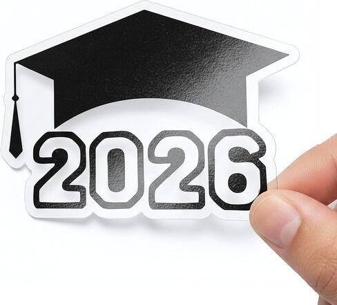 120 PCS 2025 ملصقات التخرج Cap undingive ، فئة من 2025 ملصقات التخرج ، ملصقات لاصقة لزخارف التخرج من خريجي المدارس الثانوية والكليات in Kuwait