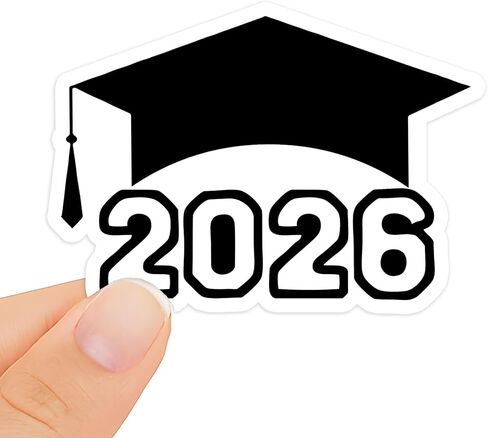 120 Pcs 2025 Graduation Cap Adhesive Stickers,Class of 2025 Graduation Labels,Adhesive Stickers for High School and College Grads Graduation Party Decorations in Saudi Arabia