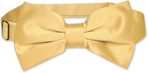 ربطة عنق للرجال من Vesuvio Napoli BOWTIE لون خوخي سادة لبدلة السهرة أو البدلة, دراقي, One Size in Kuwait