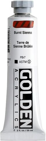 Heavy Body Acrylics by GOLDEN, Bone Black, 2 fl. oz. Tube, Professional Acrylic Paint, Semi-Opaque in Kuwait
