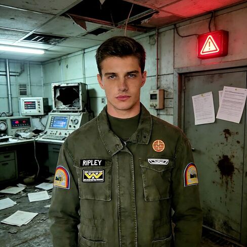 6 قطع USCSS طاقم ريبلي مطرزة بالحديد على الرقع زي الهالوين زي الكتف مجموعة شارات مزخرفة مطرزة (6 قطع USCSS الرقع) in Kuwait