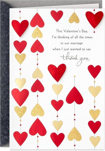 Hallmark Mahogany Valentines Day Card for Wife or Girlfriend (Love of a Lifetime) in Kuwait