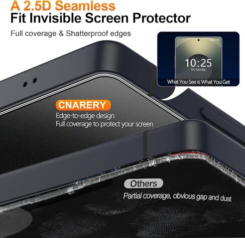 2 Pack Screen Protector for Samsung Galaxy S9, 3D Curved Easy Installation Case-Friendly HD Tempered Glass for Samsung Galaxy S9 in Kuwait