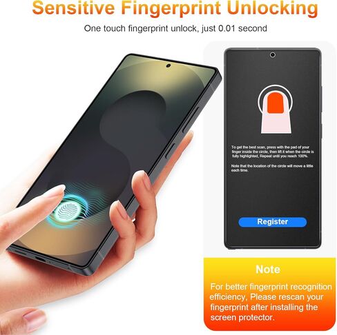 2 Pack Screen Protector for Samsung Galaxy S9, 3D Curved Easy Installation Case-Friendly HD Tempered Glass for Samsung Galaxy S9 in Kuwait