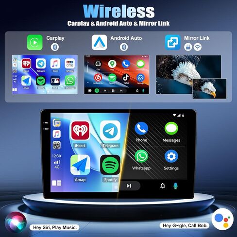 UNITOPSCI 2G+32G Android 13 ستيريو سيارة لسيارة Ford Kuga Escape 2013-2019 لاسلكي Apple CarPlay Android Auto Bluetooth Mirror Link 9 بوصة HD شاشة لمس GPS ملاحة WiFi FM/RDS SWC + ميكروفون كاميرا احتياطية in Saudi Arabia