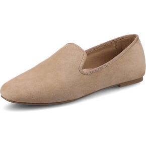 Birdies Women's Starling, Slip-On Flats, Comfortable Casual Dressy Shoes, New Latte Suede, 8.5 in Kuwait
