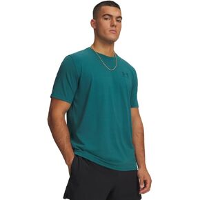 Under Armour Men's Sportstyle Left Chest Short-Sleeve T-Shirt , (466) Cosmic Blue / / Black , Large in Kuwait