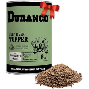 Topper | Premium Beef Liver Dog Food Topper | High-Protein, All-Natural Meal Enhancer for Dogs | 8oz Sustainable Tin in Kuwait