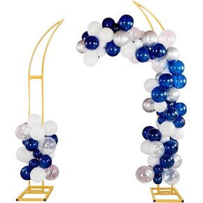 القمر الكبير المنحني القوس القوس القوس الحامل - مجموعة من قوس زهرة لحفل الزفاف ، عيد ميلاد ، الذكرى السنوية والعرائس (6.2 قدم ، 6.9 قدم) in Kuwait