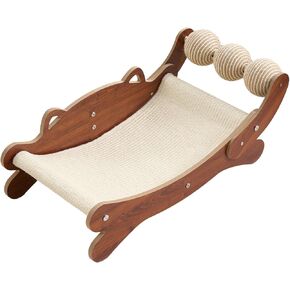 Cat Scratchers for Indoor Cats, Larger Scratch Pad for Cats, Scratcher Pad with Ball Toy Cat Scratching Board, Cat Lounger Scratcher, Cat Scratch Pad Cat Scratcher Lounge in Saudi Arabia