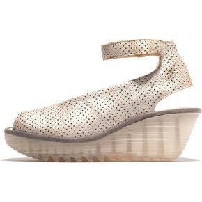 Fly London Women's Yala376fly Perf Wedge Sandal in Kuwait