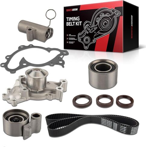 Torchbeam TCKWP257A Timing Belt Kit for Sienn-a 2004-2006,Highlander 2001-2007,RX330 2004-2006,ES330 2004-2006,Solara 2004-2008,Camry 2002-2006,ES300 2002-2003 Engine Timing Belt Water Pump Gasket Kit in Kuwait