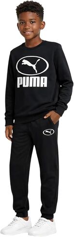 PUMA Boys Sweatpants Set - 2 Piece Soft Fleece Crewneck Pullover Boys Sweatshirts and Jogger Pants Kids Activewear Set (4-16) in Kuwait