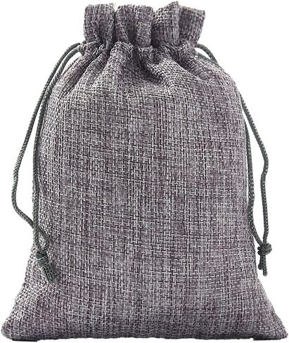 24 Burlap Bags with Drawstring Mixed Color Drawstring Gift Bag Jewelry Pouch Hessian Bags Burlap Sacks for Wedding Party Favors DIY Craft(5x7Inch) in Kuwait
