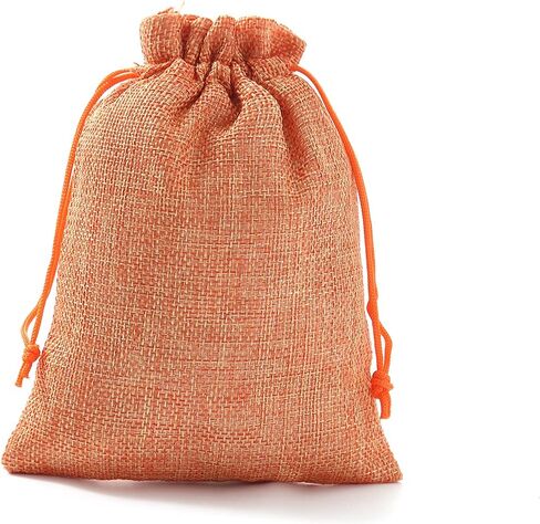 24 Burlap Bags with Drawstring Mixed Color Drawstring Gift Bag Jewelry Pouch Hessian Bags Burlap Sacks for Wedding Party Favors DIY Craft(5x7Inch) in Kuwait