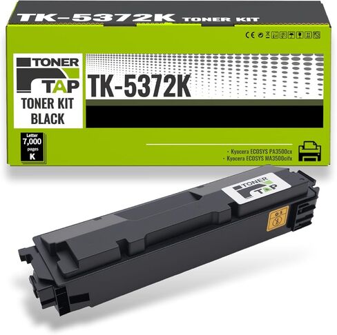 TK5372 TONER عالية العائد لـ KYOCERA ECOSYS PA3500CX MA3500CIFX استبدال TK-5372K TK-5372C TK-5372M TK-5372Y (حزمة 4 حزم) CMYK in Kuwait