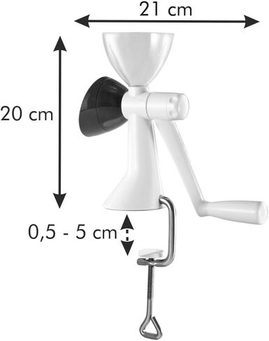 Tescoma Poppy Seed Grinder Handy, Silicone, beige, 13.1 x 10.7 x 21 cm in Kuwait