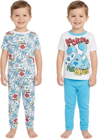 Nickelodeon Boys' Blues Clues Snug Fit Cotton Pajamas in Saudi Arabia