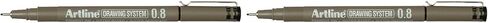 Artline drawing system pen - black 0.8 mm writing width in Kuwait