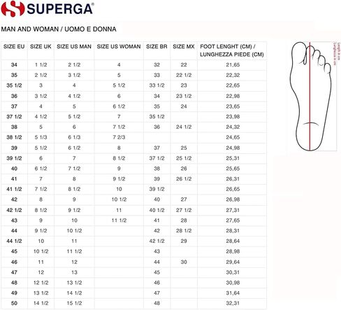 حذاء SUPERGA نسائي برباط منخفض، أبيض، 39 EU in Kuwait
