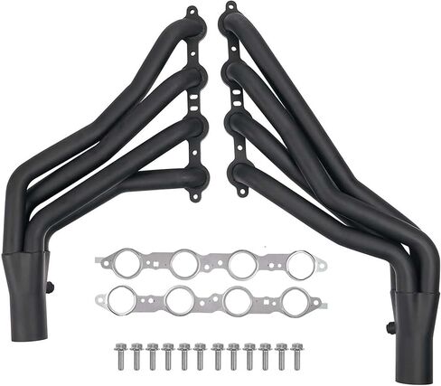 رؤوس الأنبوبة الطويلة لمقايضات LS. تناسب 60-87 شاحنات تشيفي وجي إم سي C10 C20 C30 2wd. يناسب أيضًا الجسم المربع 88 وما فوق 2wd (لا يناسب نمط جسم OBS) in Kuwait