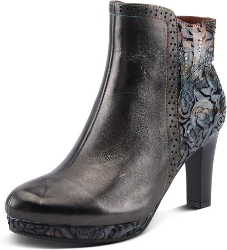 Spring Step L'Artiste Marleigh Women's Metallic Bootie - Glittering Accents, Iridescent Patterns, Enchanting Ankle Boots in Kuwait