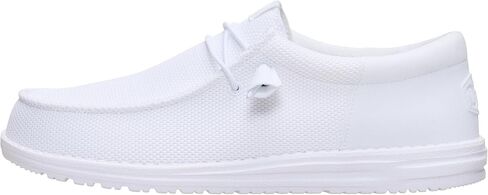 Hey Dude Men's Wally-Funk Mono White Size 6 | Men's Shoes | Men Slip-on Loafers | Comfortable & Light-Weight in Kuwait