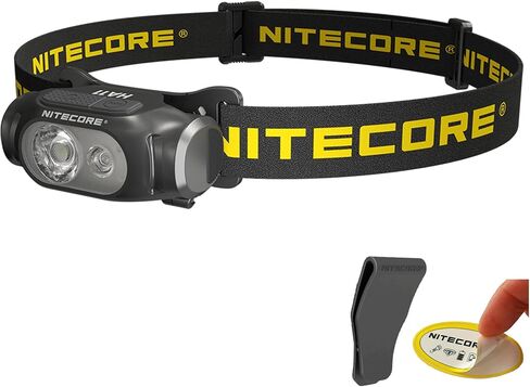 Nitecore HA11 Camping Melectlamp ، 240 Lumen Ultra Lightweight ، استخدم بطارية 1xaa مع مقطع متعدد الأغراض (عصابة الحزام) in Saudi Arabia
