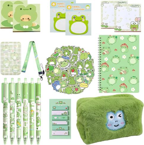 659pcs مجموعة القرطاسية Capybara Cute Capybara ، تشمل لوازم المكاتب Kawaii Animals Capybara Pen ، Cartoon Sticky Notes Mini Notebooks Card Case As Capybara Higts for Girls in Kuwait