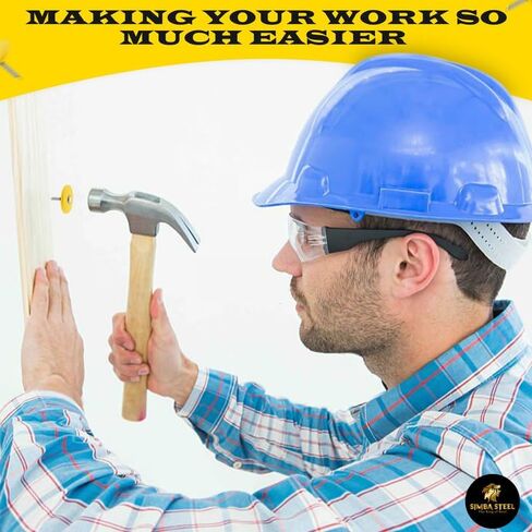 2,000 pcs of 1 inch x 12 gauge Plastic Cap Roofing Nails | GOLD Color | Diamond Point | Ring Shank | Electro Galvanised 2,000 per Tub. in Kuwait