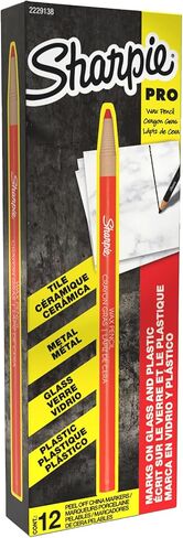 بيرول ميرادو أقلام التحديد الصينية القابلة للتقشير، أحمر، دزينة - 19409 in Kuwait