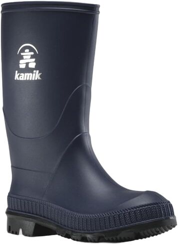 Kamik Youth Stomp Rain Boot Navy/Black 7 in Kuwait