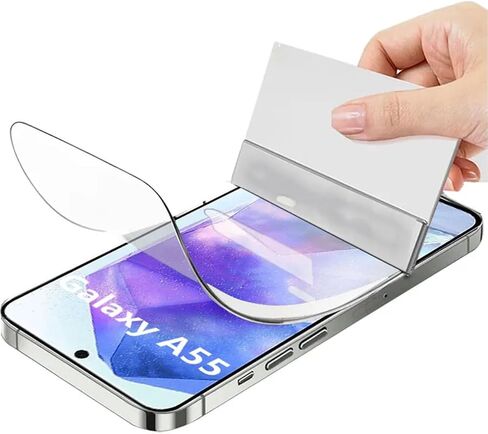 [2 Pack] Hydrogel Screen Protector for Samsung Galaxy A35 5G (6.6 inch), Upgraded High Sensitivity Non-breakable Flexible TPU Screen Protector (Non-Tempered Glass) in Saudi Arabia