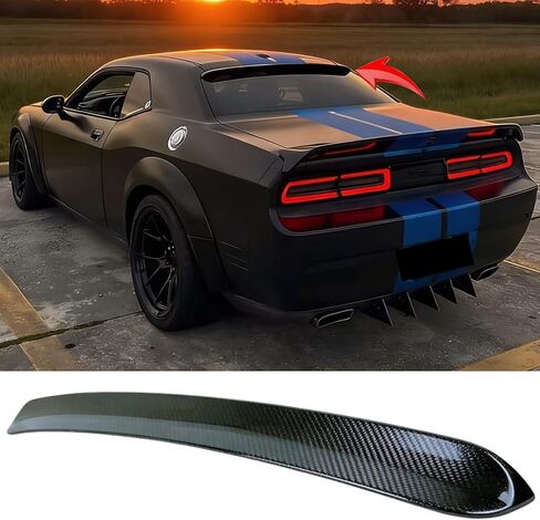 Rear Window Roof Spoiler Wing Fit for Dodge Challenger SRT Hellcat/SXT/Scat Pack/RT/GT Coupe 2008-2023 Accessories in Kuwait