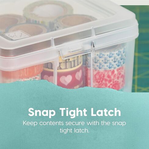 IRIS USA Medium Vertical Storage Container for Home & Office Organization, Big Capacity Stackable Plastic Bin for Stationery, Pantry, Cosmetics & More, Space-Saving Tall Organizer, Clear, Pack of 10 in Kuwait