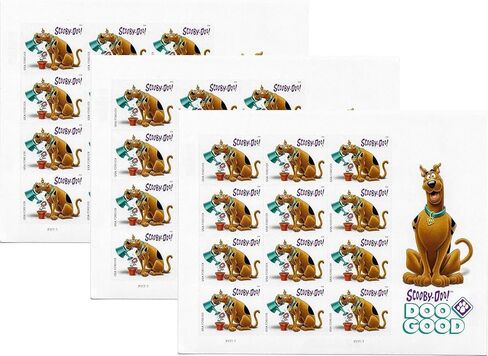 يو إس بي إس سكوبي دو! جزء من 12 طوابع من الدرجة الأولى إلى الأبد سكوت 5299 (3 أوراق من 12) in Kuwait