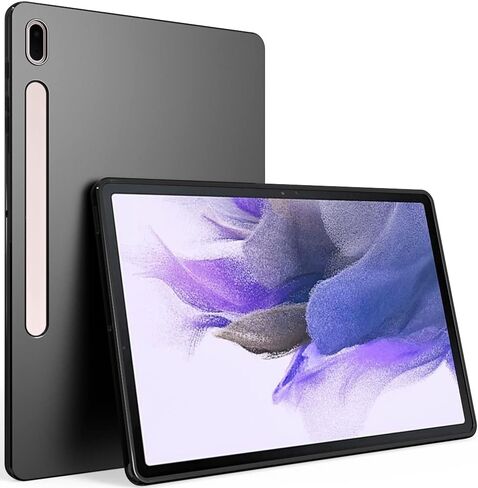 Puxicu Case for Galaxy Tab A7 Case 10.4 Inch 2020, Slim Design Matte TPU Rubber Soft Skin Silicone Protective Cover for Samsung Tab A7 10.4" Release Tablet Model SM-T500/ T505/ T507 - Black in Saudi Arabia