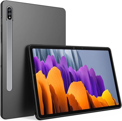 Puxicu Case for Galaxy Tab A7 Case 10.4 Inch 2020, Slim Design Matte TPU Rubber Soft Skin Silicone Protective Cover for Samsung Tab A7 10.4" Release Tablet Model SM-T500/ T505/ T507 - Black in Saudi Arabia