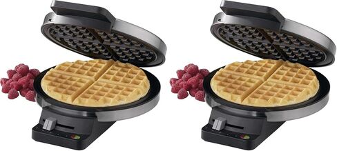 Cuisinart Round Classic Waffle Maker, Brushed Stainless, WMR-CANAS in Saudi Arabia