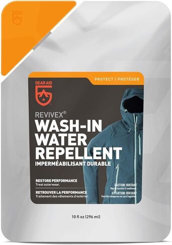 GEAR AID Wash-in Water Repellent, Long-Lasting Waterproofing for Snow and Rain Outdoor Gear, Concentrated Formula, Durable Protection Against The Elements, 1 Liter (33.8 fl oz) in Kuwait